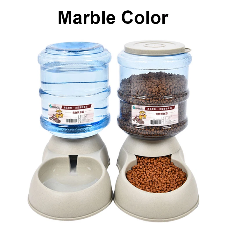 KAIRUISEN пластиковая автоматическая машина для кормления собак и мраморный цвет