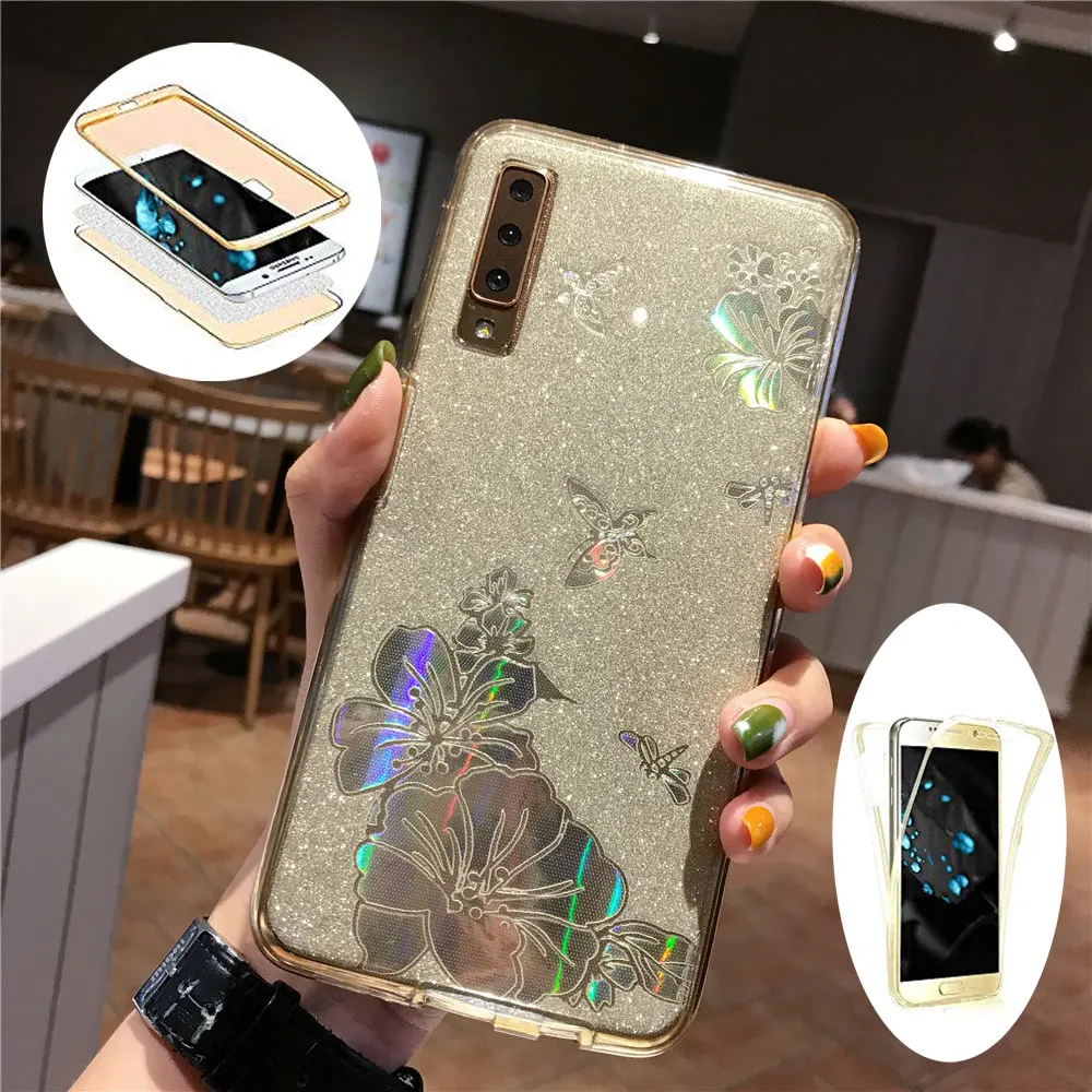 360 чехол для samsung Galaxy Note 10 9 8 S10 S10E S9 Plus S8 A10 A20 мягкий телефона из ТПУ |