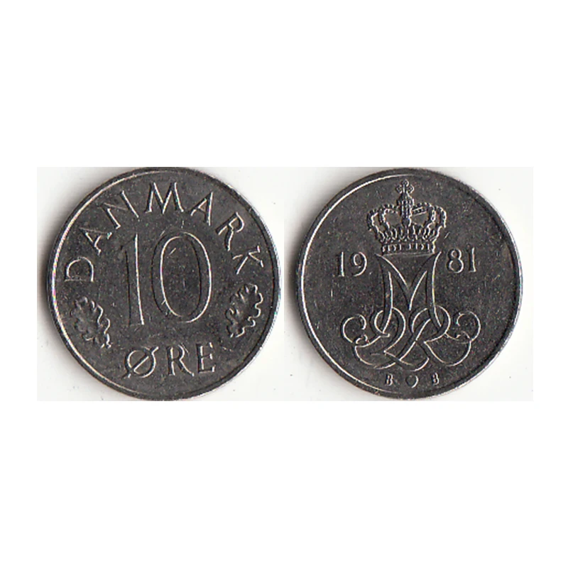 Дания 10 ол. Центов монеты Европы 100% оригинальные для коллекции - купить по