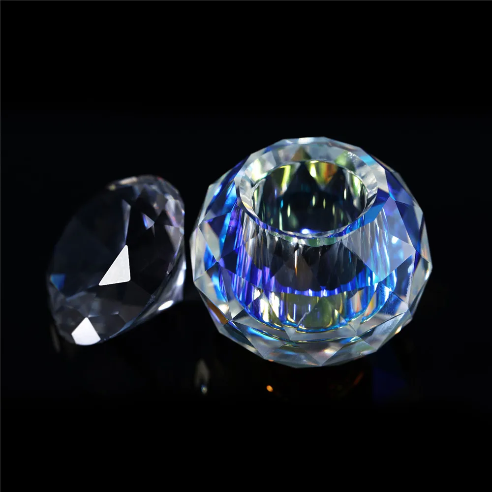 1 шт. акриловая чашка для ногтей погружная пудра жидкое Хрустальное стекло