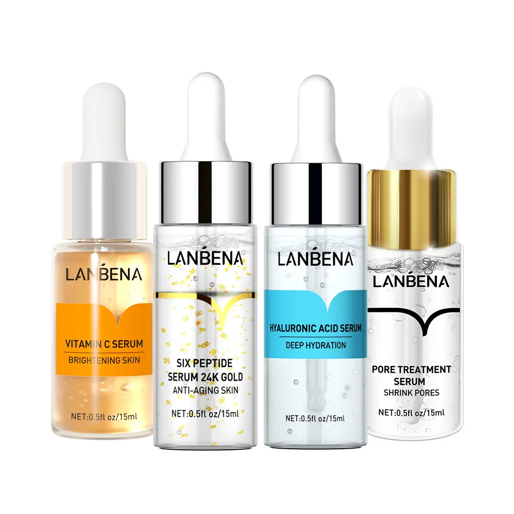 

LANBENA 15ML Pore Shrinking Serum Essence Anti Aging Relieve Dryness Oil Control Firming Moisturizing Repairing Smooth Skin Care