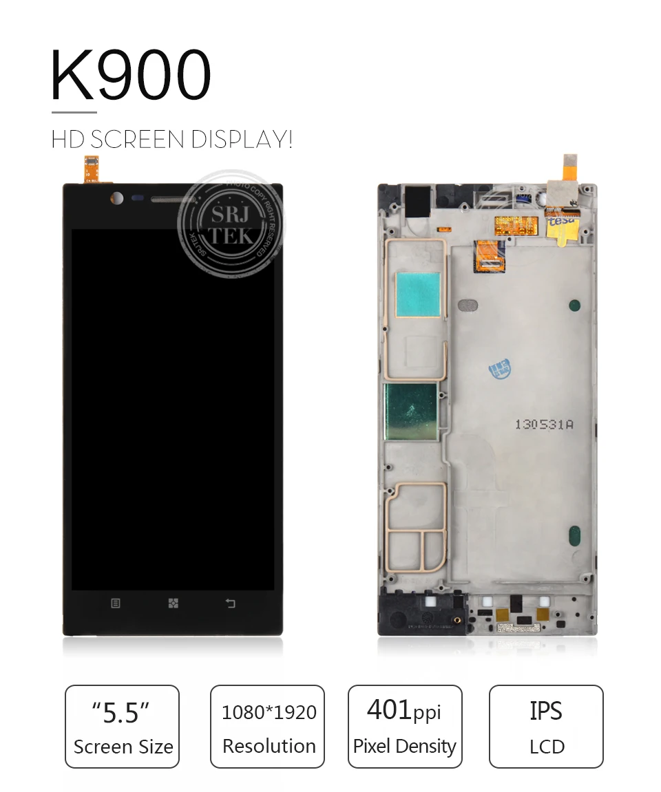 5," для lenovo K900, ЖК-дисплей, сенсорный экран, дигитайзер, стекло, датчик в сборе для K 900, 1920*1080, матрица, сенсорная панель, замена