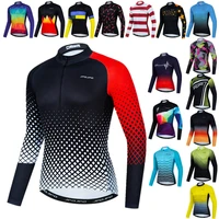 weimostar spring mens cycling jersey long sleeve breathable autumn mtb bike jersey tops team bicycle clothes cycling clothing