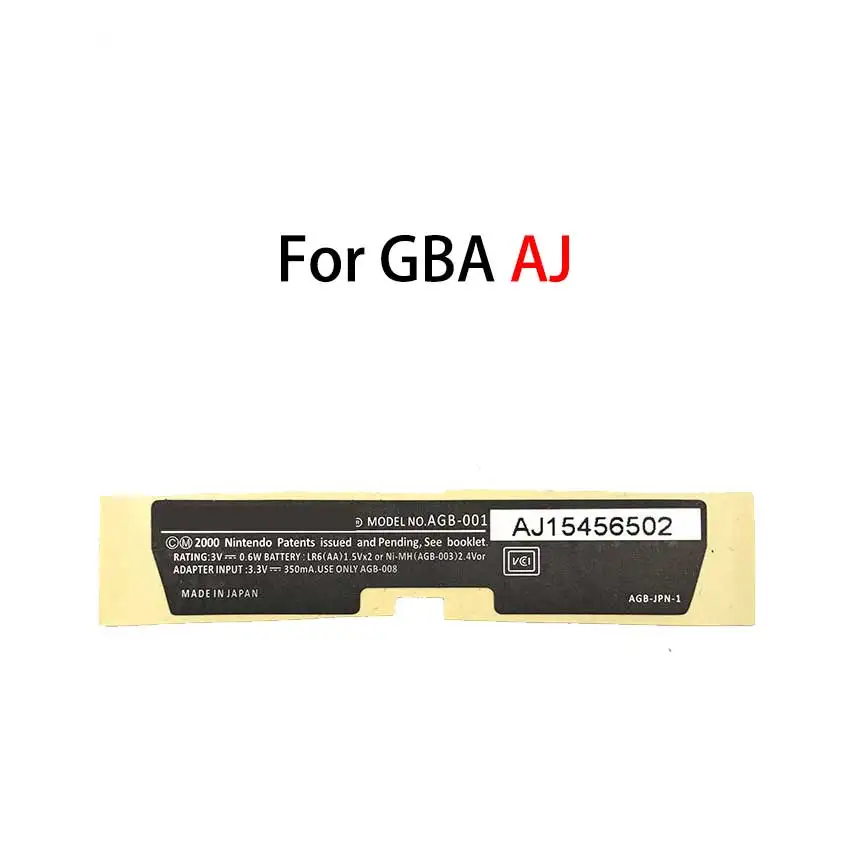 Новые ярлыки Φ для GBA SP GBC GBP корпус игровой консоли наклейки на заднюю панель PS4 Pro