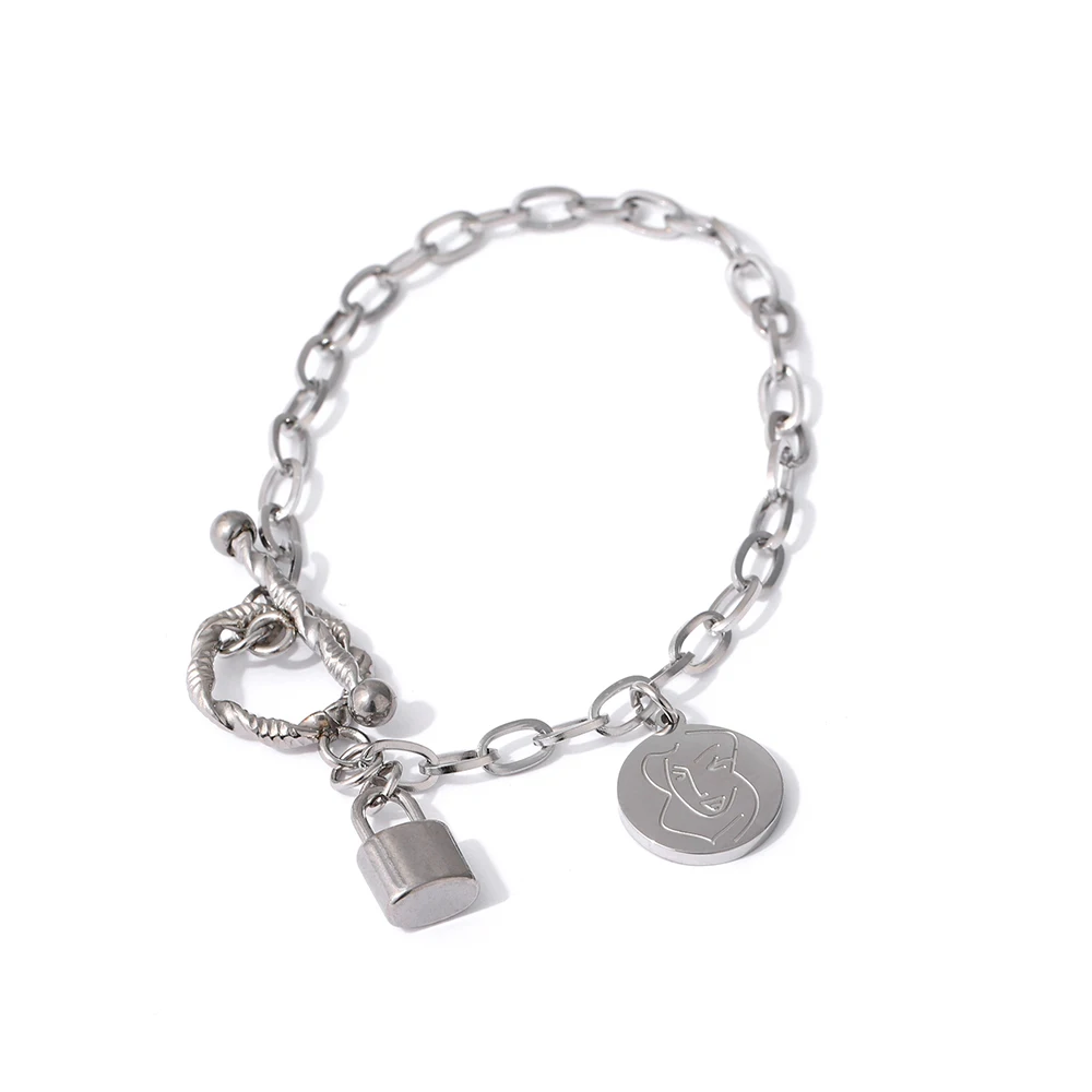 Yhpup изысканный голубой глаз браслет с подвеской для женщин Нежный кубического