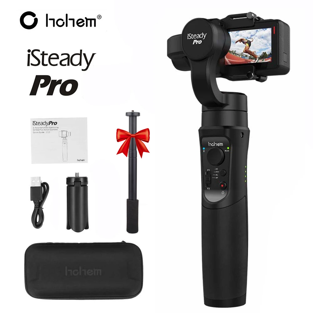 Hohem iSteady Pro 3-Axis брызгозащищенное ручной карданный стабилизатор для DJI Osmo Экшн