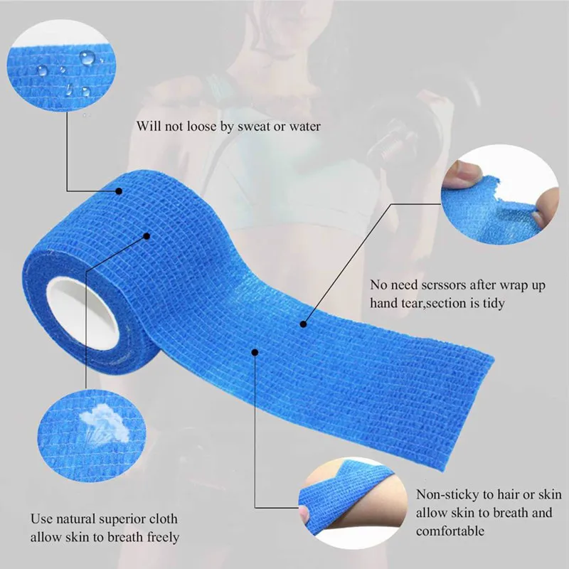 7 5 см * 4 м самоклеящийся эластичный бандаж первой помощи медицина обезболивающее