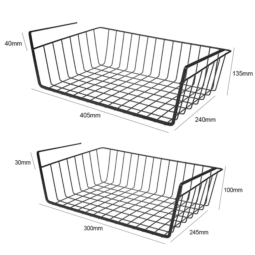 1 шт. S/L шкаф полки под Железный контейнер для хранения стол подвесная проволочная