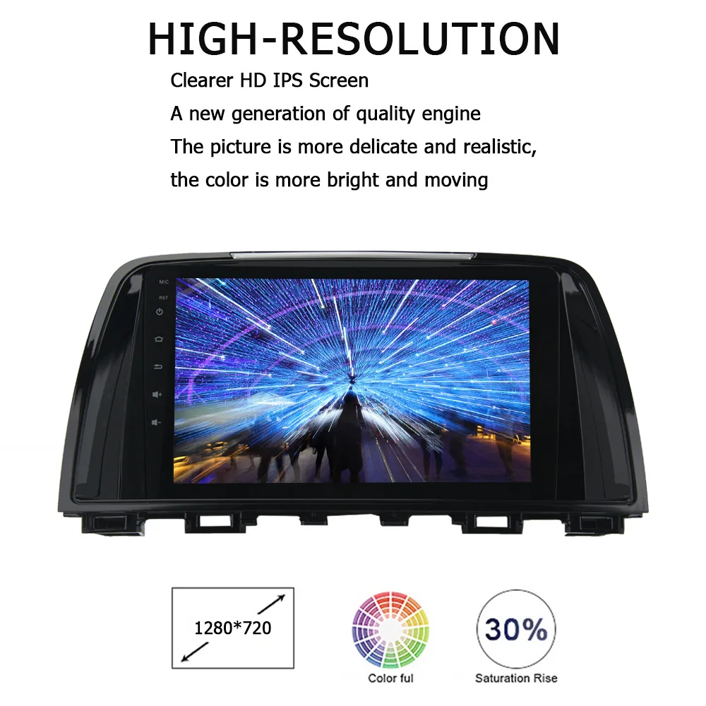 

Dasaita for Mazda 6 Atenza 2013 2014 2015 Car 9" Android 10.0 Vehcle Radio GPS Navigator DSP CarPlay 1280 Screen 4GB+64GB