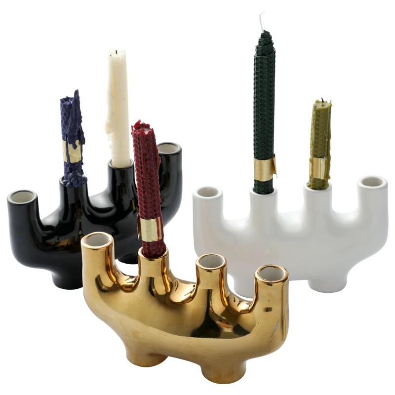 

Beautiful Modern Decorative Simple Candle Holders Classic Romantic Nordic Luxury Candlesticks Living Room Decoration 2020 II50ZT