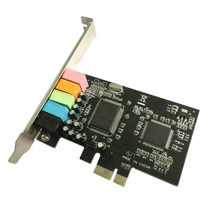 Звуковая карта PCI CH 5 1 каналов чипсет CMI8738 E стерео цифровая рабочий стол интерфейс