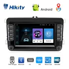 Автомагнитола Hikity 2 Din, 7 дюймов, Android, GPS-навигация, HD Авторадио, автомобильный мультимедийный плеер MP5, зеркальная ссылка ISO Android для телефона