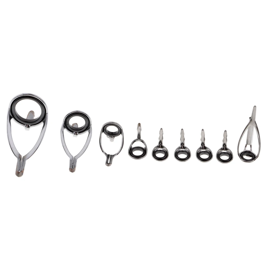 9 шт. рыболовное кольцо для удочки/направляющие наконечники