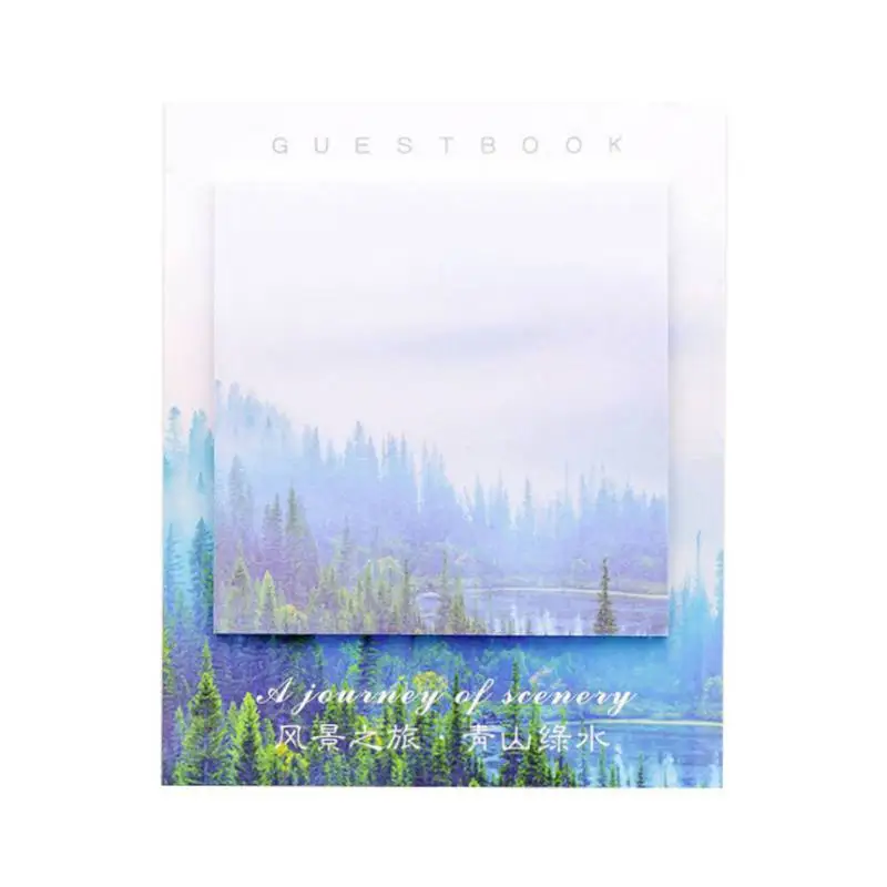 30 шт. самоклеящиеся блокноты из серии альбомов настольные для записей бумажная