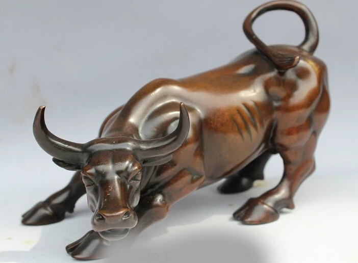 Статуэтка коровы быка медная Бронзовая статуэтка в китайском стиле 808 ++++++|Статуи