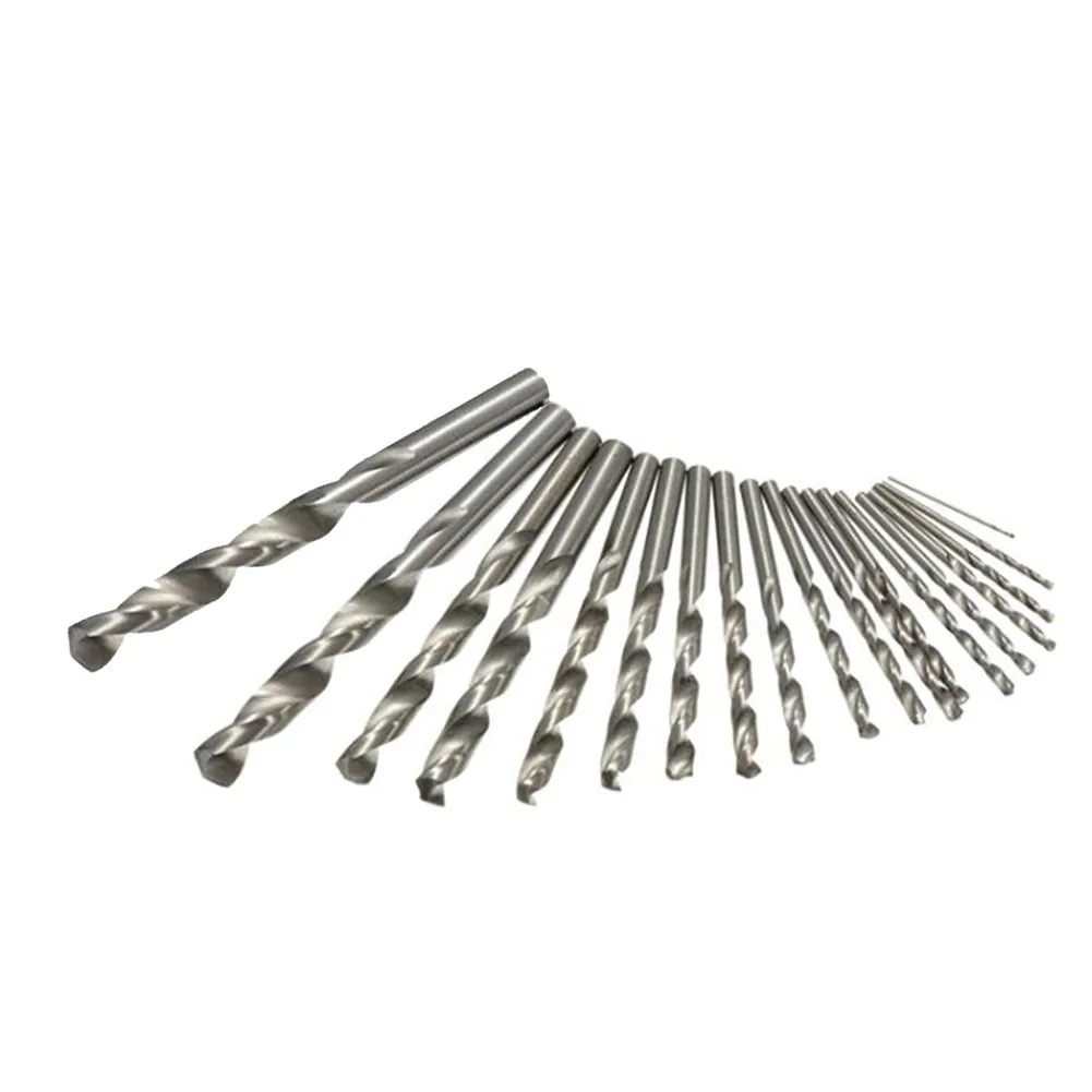

18pcs Drill Bits 1-10.2mm Straight Shank Drilling Woodworking Carpentry