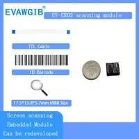 1d ccd embedded barcode module embedded engine recognition module compact embedded scanning module evawgib