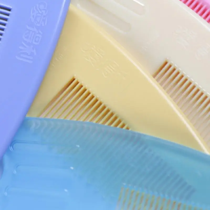 Безопасный детский пластиковый гребень для волос отправляются случайный
