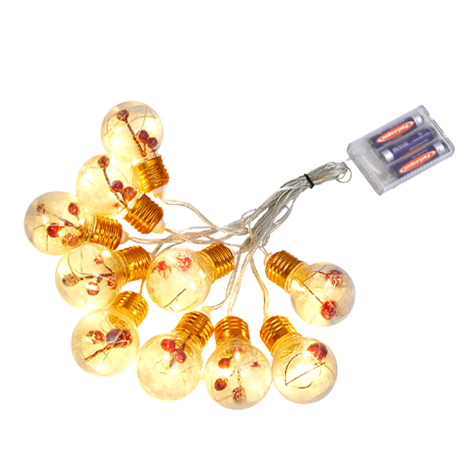 

Светодиодный Рождественский Декор Сказочный фестиваль гостиная комнатный уличный многоразовый на батарейках для дома Праздничная елка по...