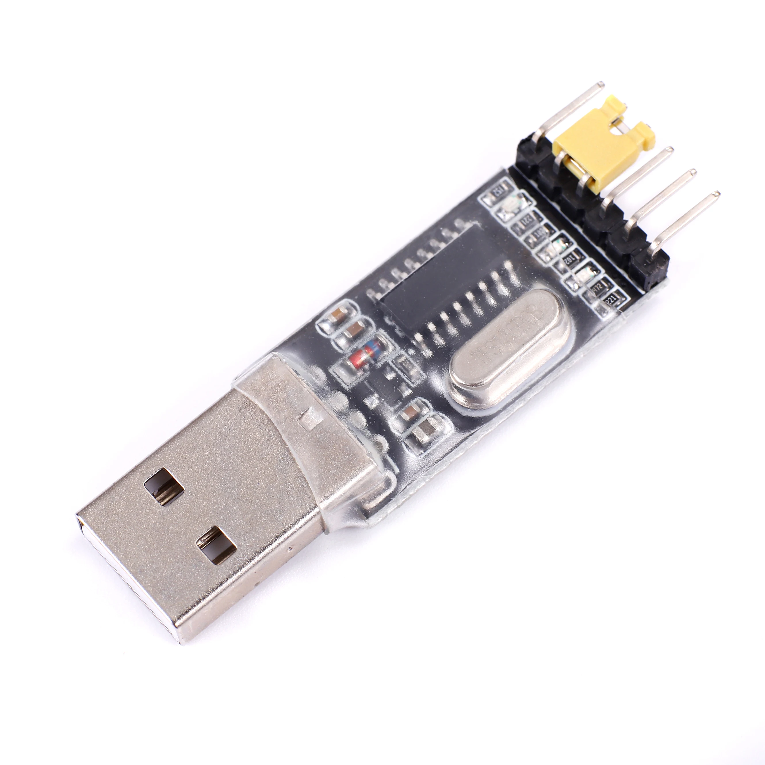 1 шт. USB TTL преобразователь UART модуль CH340G CH340 3 В 5 в переключатель|Интегральные