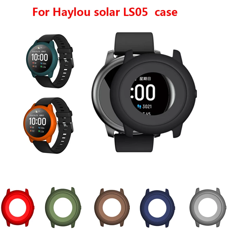 Чехол для смарт часов Haylou Solar LS05 силиконовая защитная рамка из ТПУ Мягкий