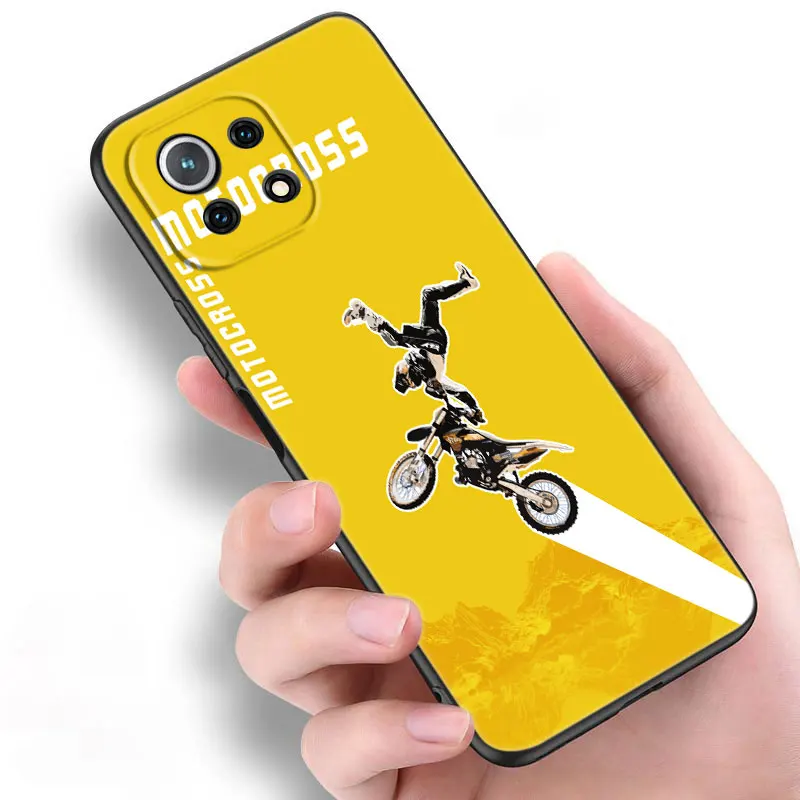 moto cross motorcycle sports phone case for xiaomi mi poco x3 nfc f3 gt m3 10t 11t 11x pro 11i a2 11 lite ne 5g civi black cover free global shipping