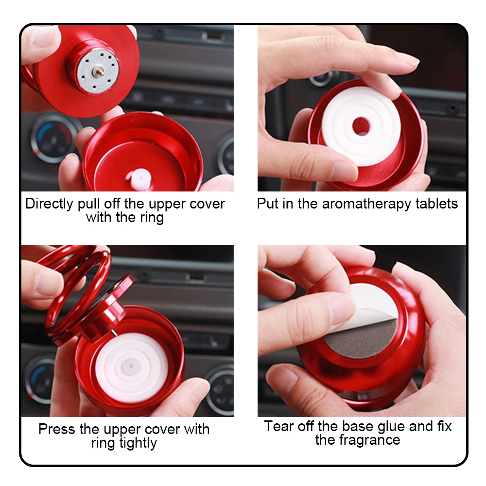 

5pcs Car Perfume Replacement Aromatherapy Tablets For Car Air Outlet Freshener Diffuser Aroma Auto Scent Car Accessories New