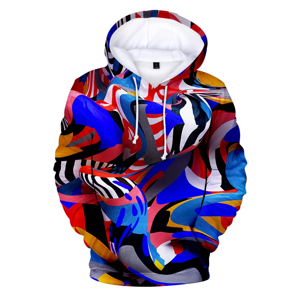 Толстовка с 3D принтом для мужчин и женщин Модный свитшот худи в стиле хип-хоп