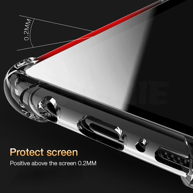 

Back Cover Shockproof Phone Case For Samsung Galaxy A50 A51 A70 A71 A10 A30 S8 S9 S10 S10e S20 S21 Plus S21 Ultra Silicone Case
