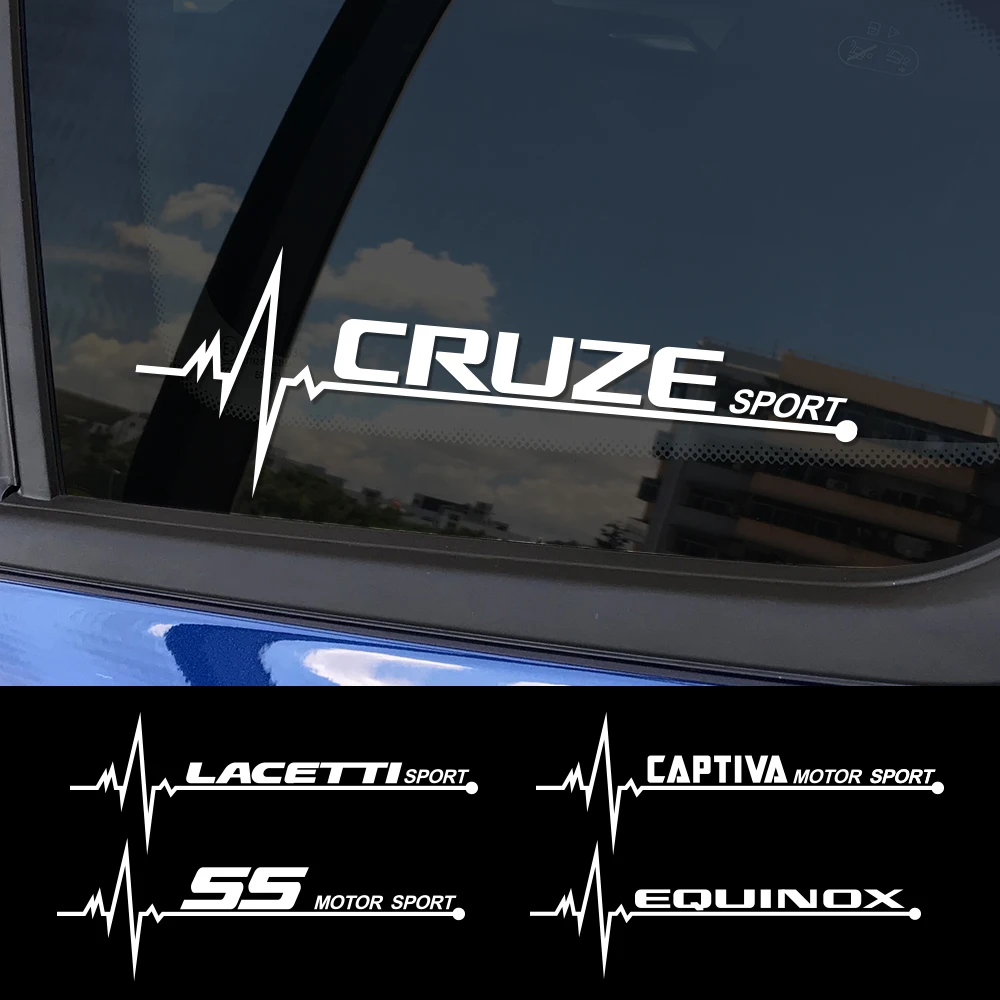 Наклейки на боковые окна автомобиля 2 шт. для Chevrolet Lacetti Cruze Captiva Equinox Trax Impala Camaro Z71