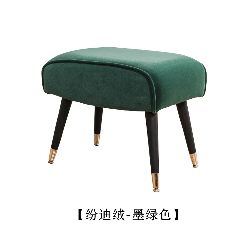 Сверхлегкий скандинавский винтажный домашний табурет османка круглая скамейка