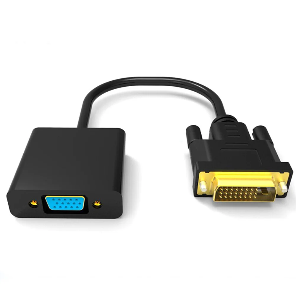 Профессиональный стабильный кабель практичный адаптер DVI D VGA мужчин и женщин
