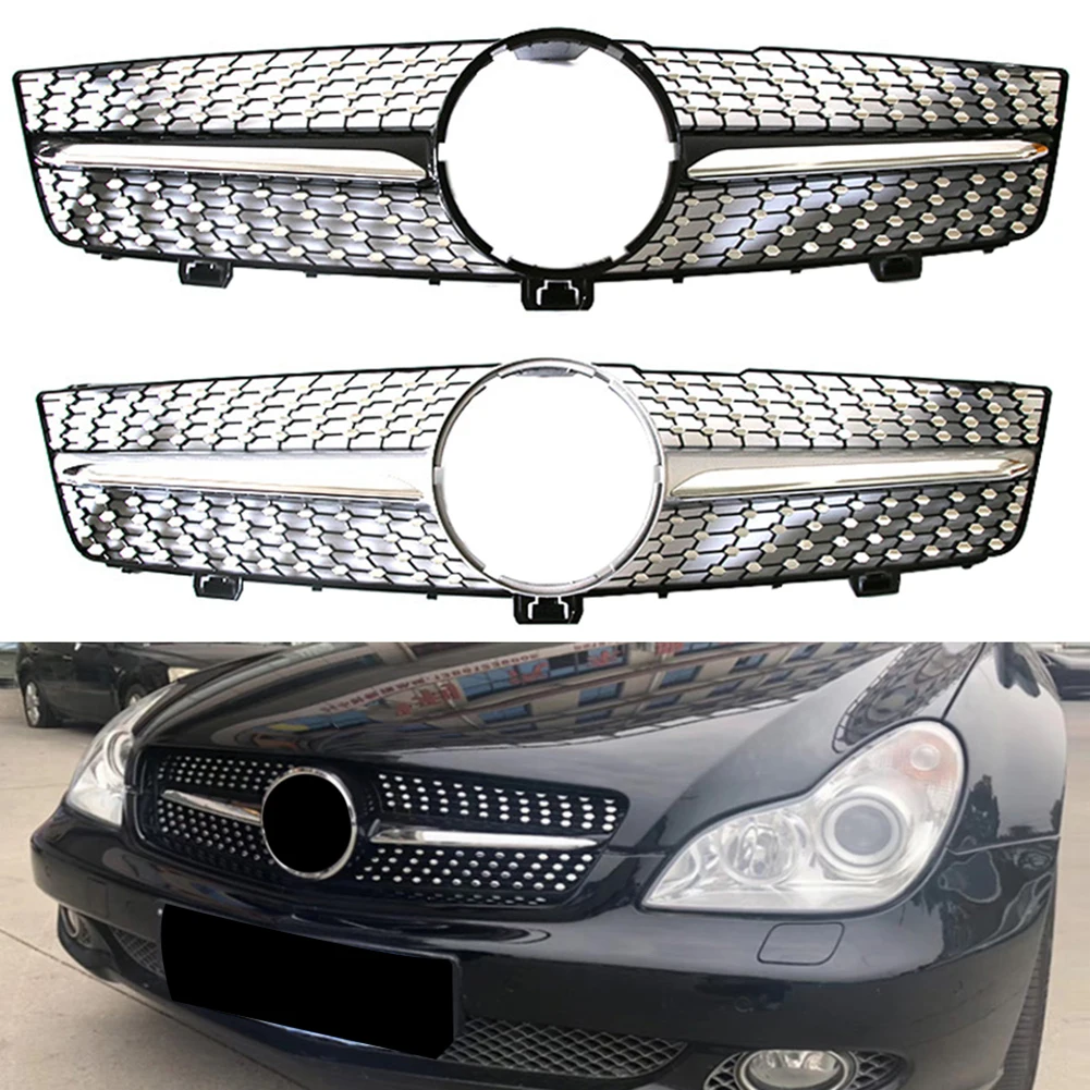 Передняя решетка для гоночного центра передний бампер Mercedes Benz W219 CLS Class 2008 2009 2010