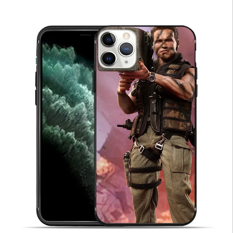 Чехол Schwarzenegger Movie Commando 1985 блестящий гладкий ТПУ Мягкий силиконовый чехол для iPhone