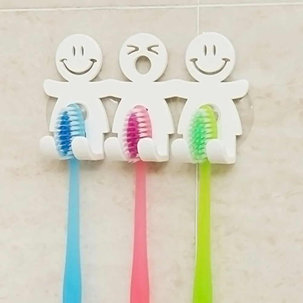 Настенный держатель для зубных щёток на присоске|Держатели щеток и пасты| |