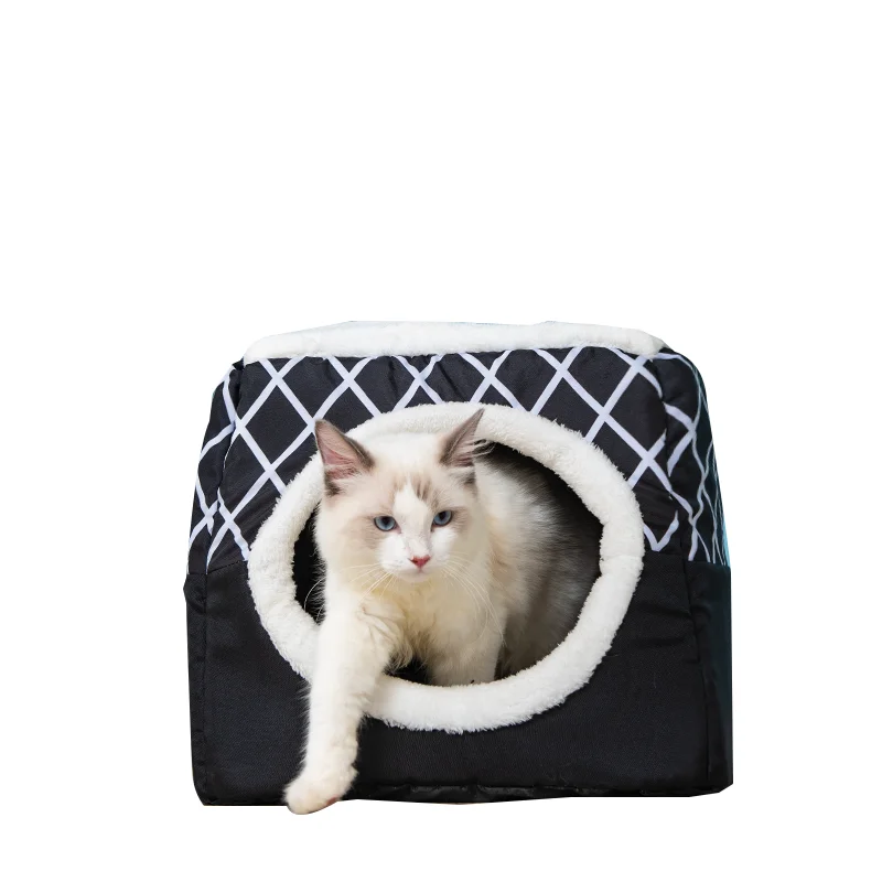 

Funny Cat Bed Cushion Sleeping Princess Spherical Warm Cat Bed Sofa Portable House Large Camas De Gatos Pet Supplies OO50MW