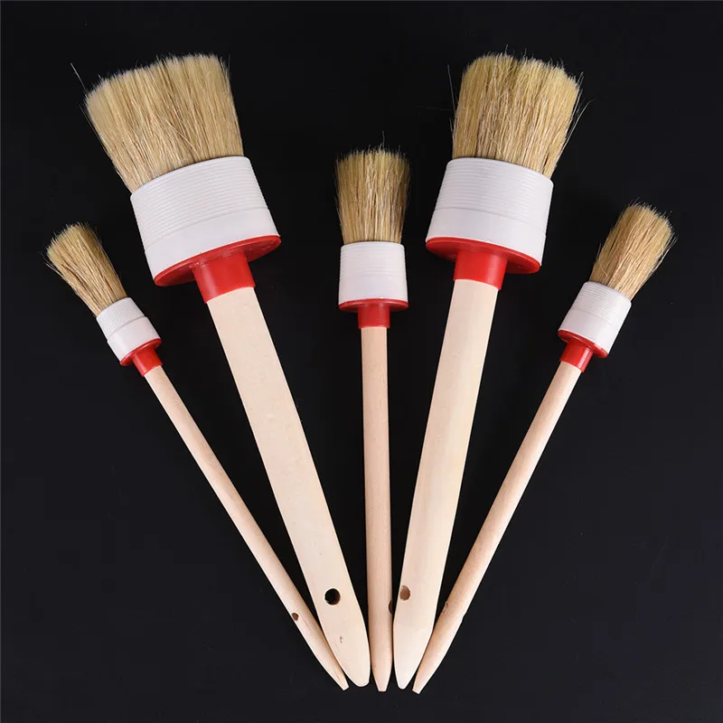 Автомобильная щетка кондиционер машинная стирка мягкая щетиная деревянная