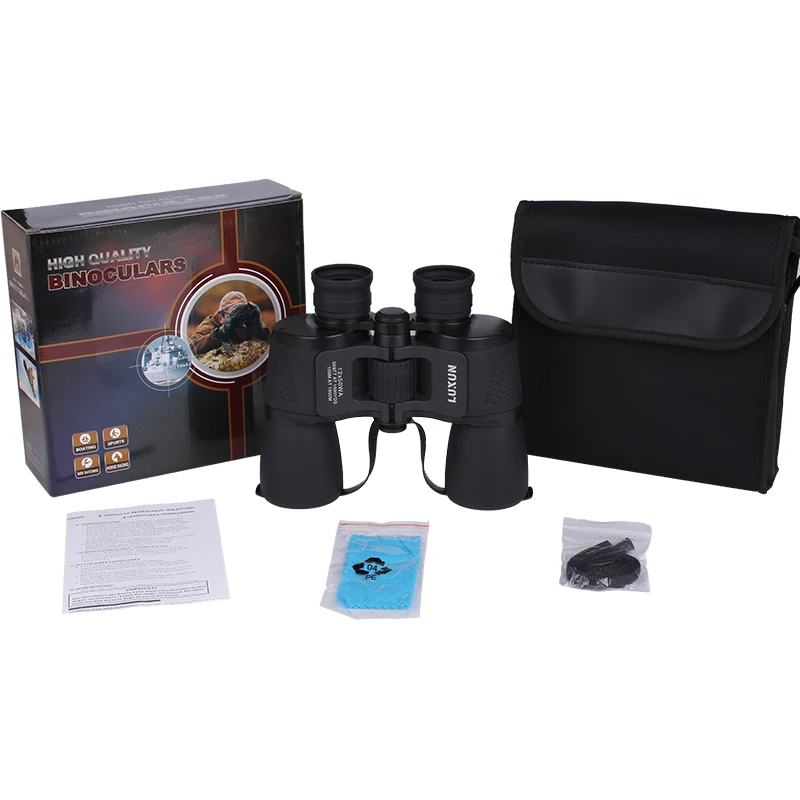 

LUXUN 12x50 Hight Definition High Magnification Military Binoculars Outdoor Tourism Bird Watching Hunting Telescope