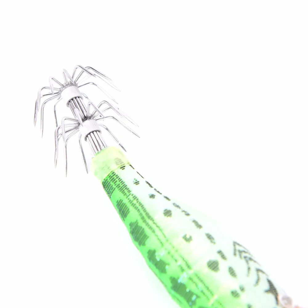 

Glow in Dark Luminous Fishing Lures Baits Fish Squid Shrimp Jigs Hooks 5Pcs 10cm