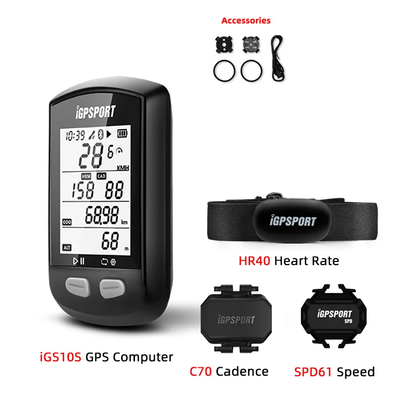 IGS10S GPS поддержкой велосипед велосипедный компьютер Спидометр я порт 10S