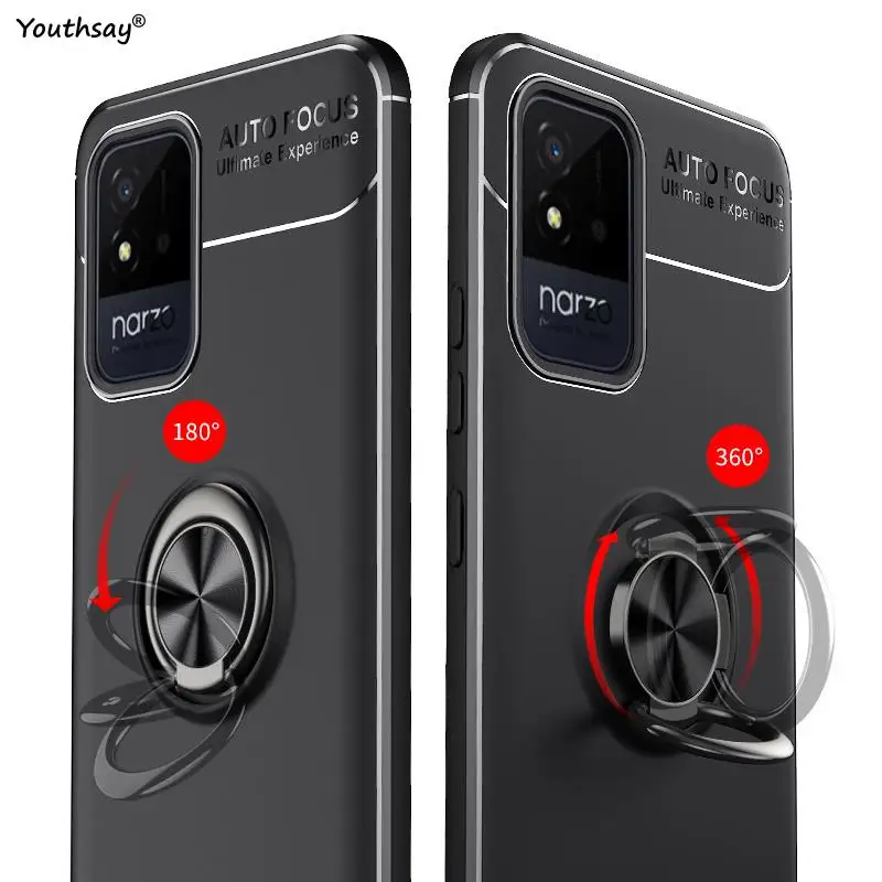 for realme narzo 50i case for realme narzo 50i 30a 30 20 pro cover funda megnet stand holder phone bumper for realme narzo 50i free global shipping