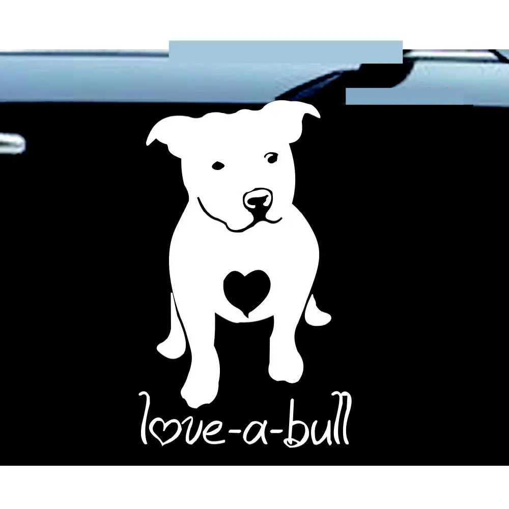 GOU01 love a bull милая маленькая наклейка с собакой для Apple Macbook Pro Air retina виниловая