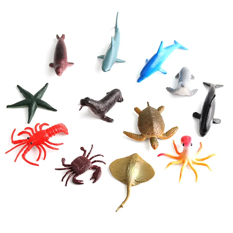 12 шт. модель морского животного моделирование морских животных морские фигурки