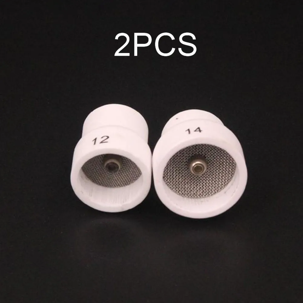 

Hot 2Pcs Ceramic Welding Cup 10#12# Manual Tool For WP17/18/26/9/20 Agon Arc Welding Tools Accessories
