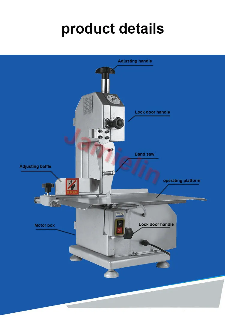 Jamielin Bone Cutting Machine Frozen Meat Cutter Fish Sawing Slicing Freeze Saw 110V/220V | Бытовая техника