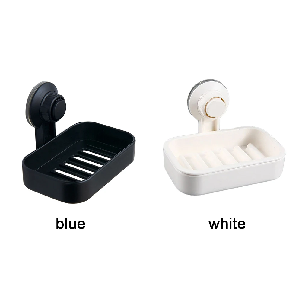 

Detachable ABS Wall Mount Drain Rack Holder Groove Space Saving Suction Cup Bathroom Supplies