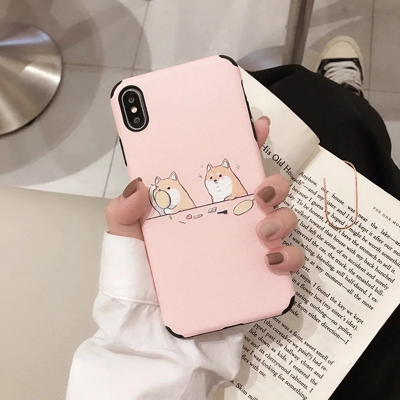 1 Симпатичные Шиба ину рельефные чехлы для huawei P30 P20Lite mate 20 Pro мягкий чехол для Honor 8X10 20 V20 9X Play Nova 3 3i 4 5Pro 5i - Цвет: 1