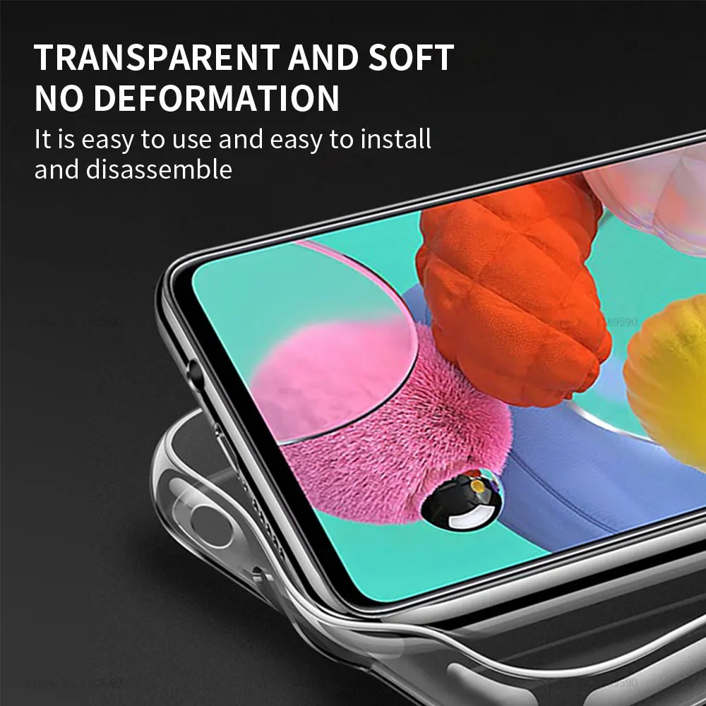 Soft TPU Case For Samsung Galaxy A51 A21s A52 A71 A12 A31 A41 A32 A02s M31 A11 A72 Transparent Phone Cover Jujutsu Kaisen Gojo