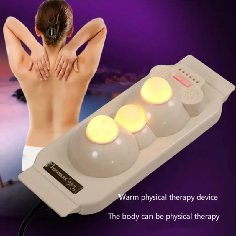 

The new three goals jade physiotherapy apparatus WenYu therapy apparatus head with physical therapy instrument warm war