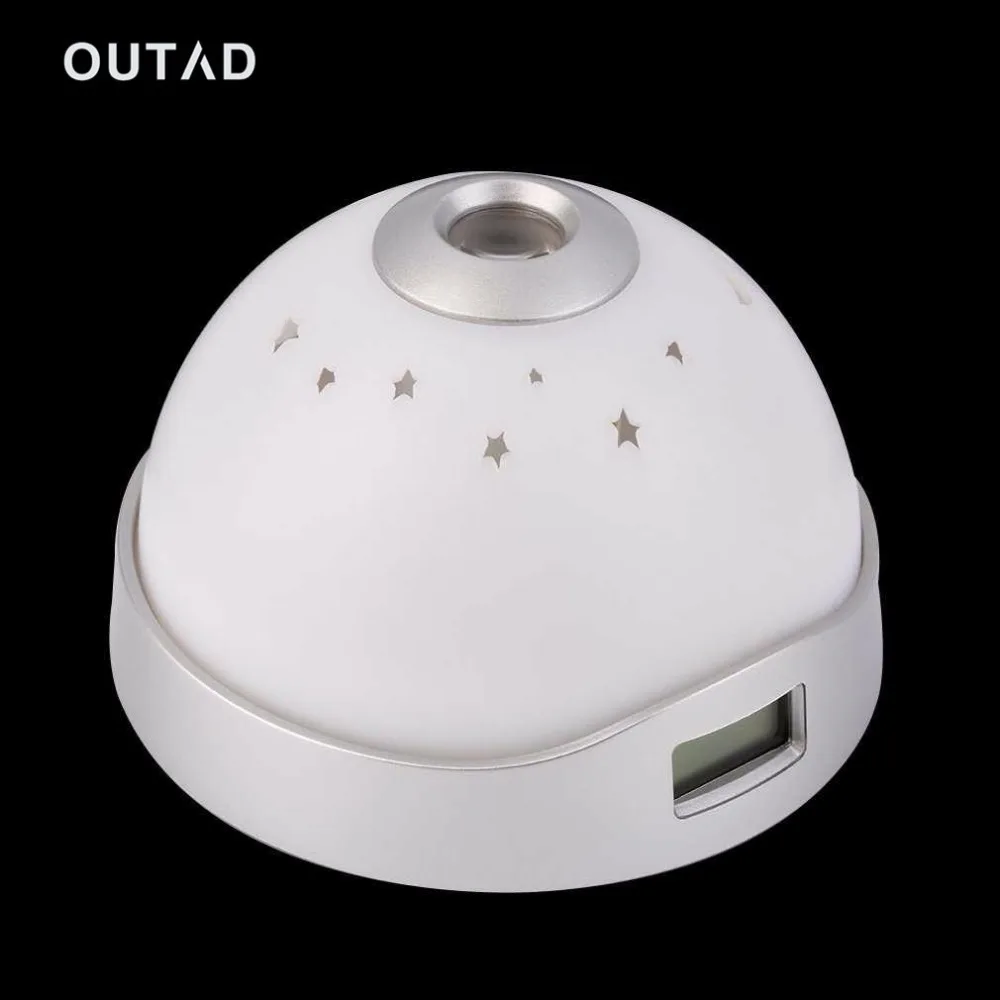 Волшебный Светодиодный проекционный будильник Ночной светильник звездное небо